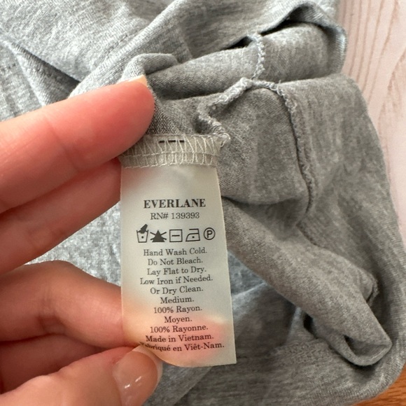 EVERLANE The Ryan Tank Maxi Dress in Gray M - Picture 3 of 9